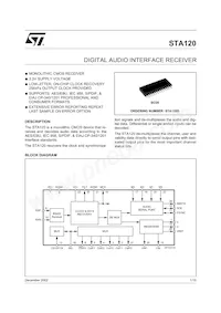 STA120D13TR Datasheet Cover