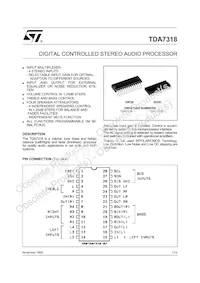 TDA7318D013TR Datasheet Cover