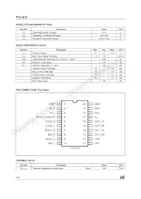 TDA7432D013TR Datasheet Page 2