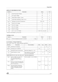 TDA7476013TR Datasheet Pagina 3