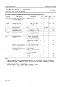 TDA9852H/V2 Datenblatt Seite 11