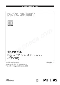 TDA9875AH/V2 Datenblatt Cover