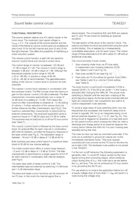 TEA6321T/V1 Datasheet Page 5