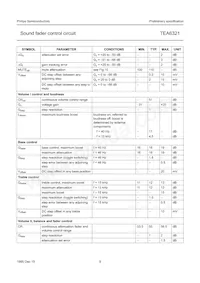 TEA6321T/V1 Datasheet Page 9