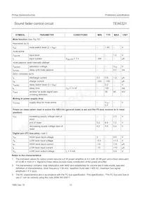 TEA6321T/V1 Datasheet Page 10