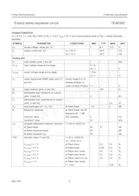 TEA6360T/V2數據表 頁面 6