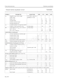 TEA6360T/V2 Datasheet Pagina 7