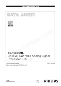 TEA6886HL/V2數據表 封面