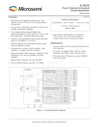 ZL30230GGG20038 Datasheet Copertura