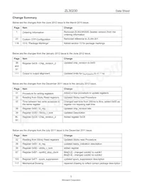 ZL30230GGG20038 Datasheet Pagina 5