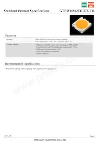 GTEW1656JTE-27Z-TR Datenblatt Cover