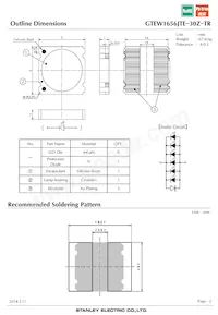 GTEW1656JTE-30Z-TR Datenblatt Seite 2