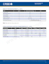 C503T-WTS-CU0W0151 Datasheet Pagina 2