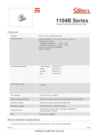FR1104B-TR Datasheet Cover