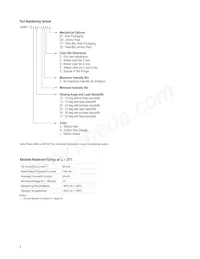 HLMP-EG35-TW0DD Datasheet Pagina 4