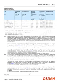 LB 543C-VAW-35 Datasheet Pagina 2