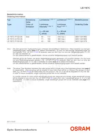 LB Y87C-P1Q2-35-Z Datasheet Page 2