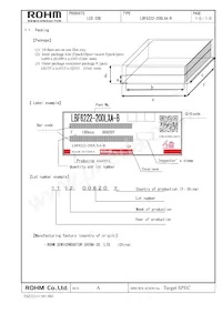 LBF6222-20DLRA-B Datasheet Pagina 6