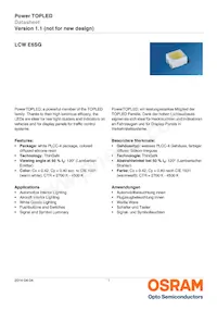 LCW E6SG-V2BA-4L8N-Z Datasheet Copertura