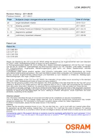 LCW JNSH.PC-BRBT-5L7N-1 Datasheet Pagina 19