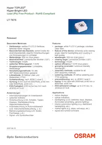 LT T67S-P2R1-25-0-10-R18-Z Datasheet Copertura