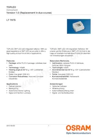 LT T67S-Q1R1-25-0-10-R18-Z Datasheet Copertura