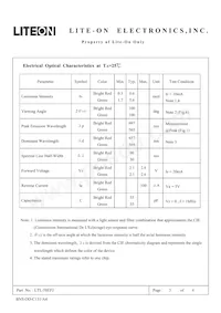 LTL-58EFJ數據表 頁面 3