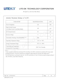 LTW-815C4數據表 頁面 2