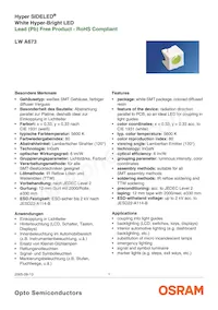 LW A673-P2R1-5K8L-Z Datenblatt Cover