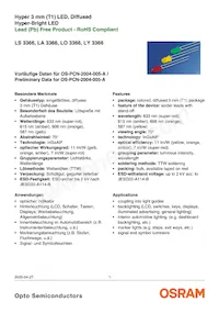 LY 3366-S1T2-26 Datasheet Cover