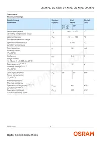 LY A670-J1L2-26-0-10-R33-Z Datenblatt Seite 3