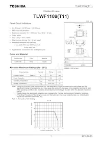 TLWF1109(T11(O Datasheet Copertura