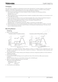 TLWF1109(T11(O Datasheet Pagina 5