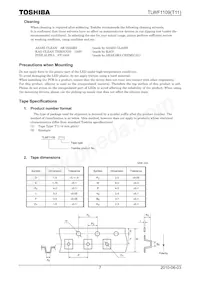 TLWF1109(T11(O Datasheet Pagina 7