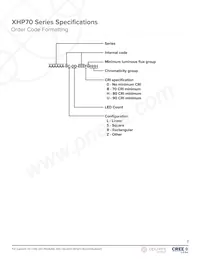 XHP70A-0S-04-0D0BN40E2數據表 頁面 3