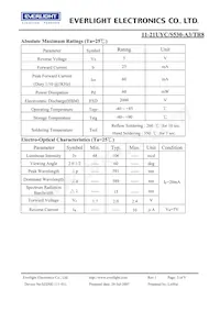 11-21UYC/S530-A3/TR8 Datasheet Pagina 3