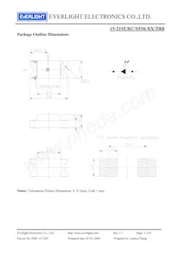 15-21SURC/S530-A2/TR8 Datasheet Pagina 2