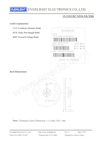 15-21SURC/S530-A2/TR8 Datasheet Pagina 5