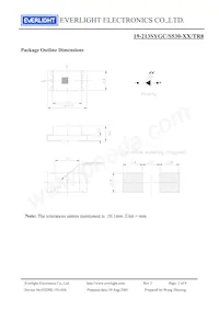 19-213SYGC/S530-E2/TR8 Datasheet Pagina 2