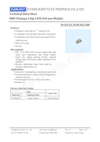 19-21UYC/S530-A4/TR8 Datasheet Copertura