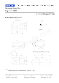 45-21UNC/2528343/TR8 Datasheet Pagina 2