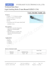 7343-2SURC/S400-A7 Datasheet Copertura