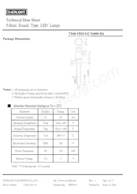 7344-15SUGC/S400-X6 Datasheet Pagina 2