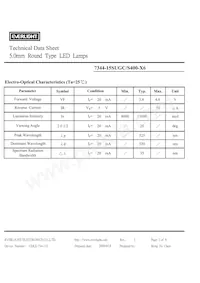 7344-15SUGC/S400-X6 Datasheet Pagina 3