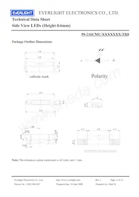 99-216UMC/343662C/TR8 Datasheet Pagina 2