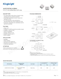 AA3527ASYSK/J3-50MAV Datasheet Cover