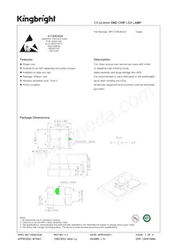 APETD3528ZGC Datasheet Cover