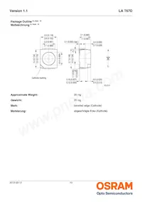 LA T67D-U2AA-24-1-20-R18-Z Datasheet Pagina 10