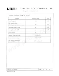 LTL-1NHGP6 Datasheet Pagina 2