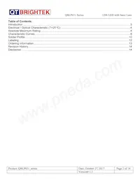 QBLP651-IW Datasheet Pagina 2